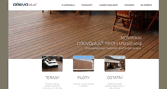 Desktop Screenshot of drevo-plus.cz